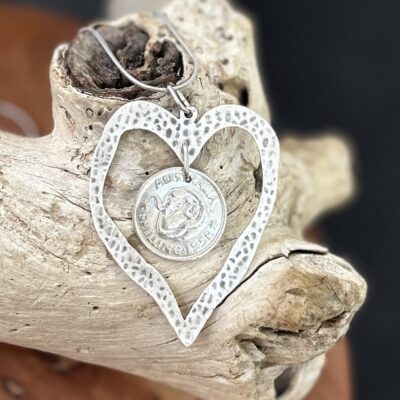 1958 Heart Coin Necklace