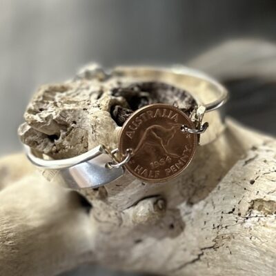 1964 Australian Half Penny Bracelet : End of Pre Decimal Heirloom