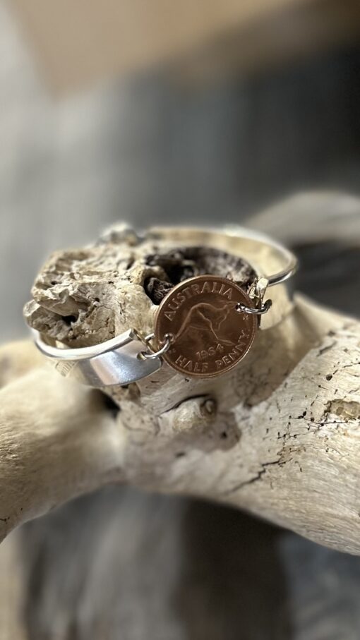 1964 Australian Half Penny Bracelet : End of Pre Decimal Heirloom