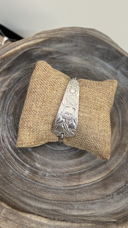 Art Nouveau Elegance: Handmade Tablespoon Handle Chain Bracelet - Image 3