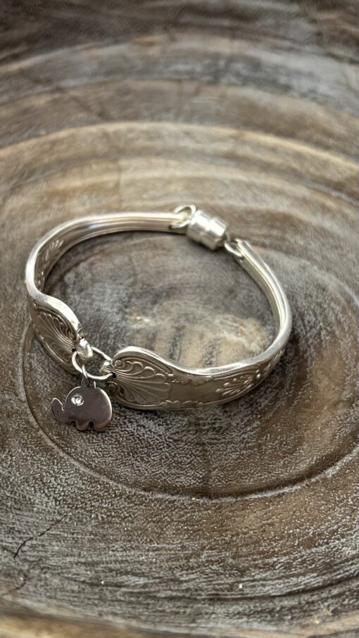 Kings Pattern Silverware Charm Bracelet