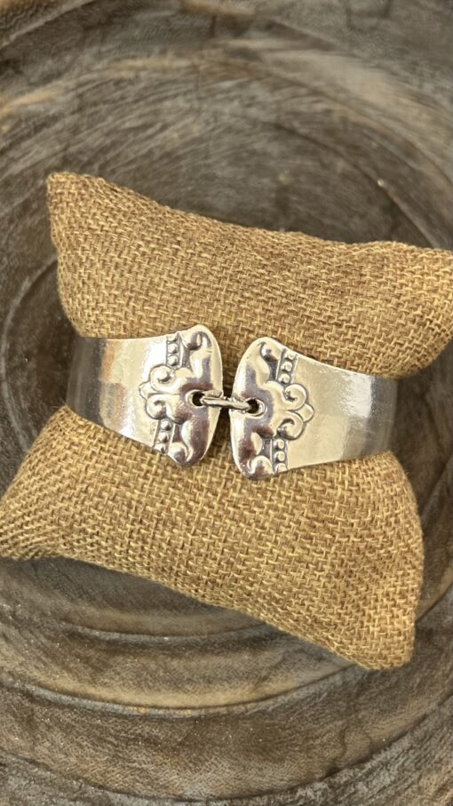 Danish Art Deco Silverware Bracelet - Image 2