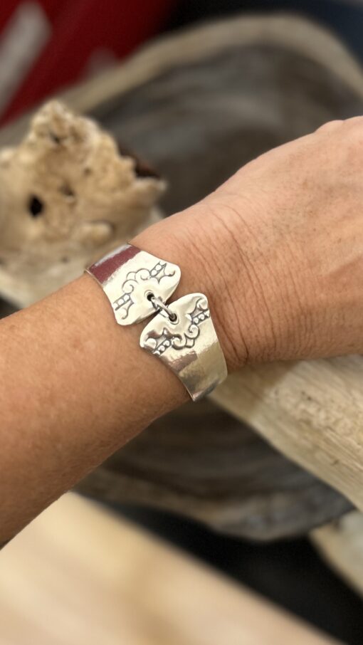 Danish Art Deco Silverware Bracelet - Image 3