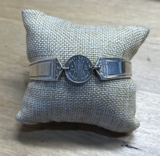 Treasured 1943 Threepence Coin Bracelet