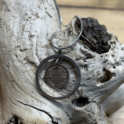 1948 Australian Threepence Double Sided Necklace