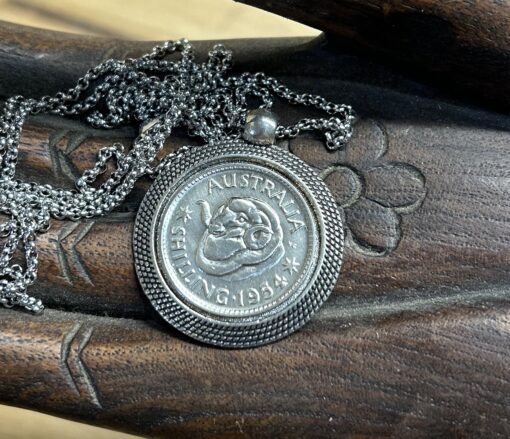 1954 Unisex Shilling Necklace