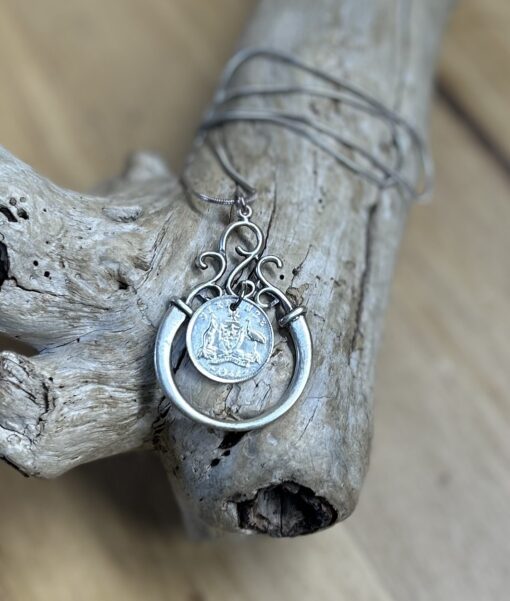 Australian 1962 Sixpence Necklace