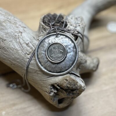 1963 Australian Sixpence Coin Necklace