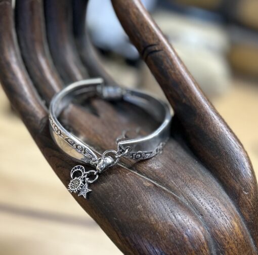 1948 Brittany Rose Silverware Bracelet - Image 2
